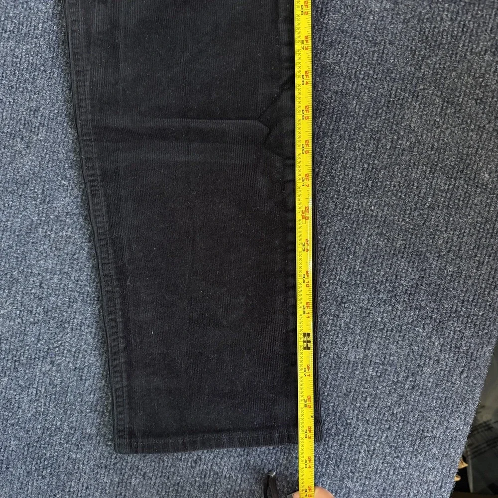Banana Republic Pants Mens 31x32 Black‎ Corduroy Straight Leg Stretch Casual